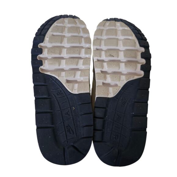 NIKE Air Max 1 Grade School Youth SZ 5 DZ3307-103 Pale Ivory Beige White Shoe - Picture 6 of 7